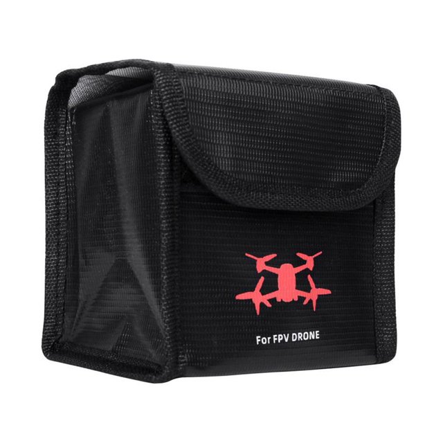 Seguridad Para Batería A Prueba De Explosiones Estuche De Almacenamiento De Batería Bolsa De Almacenamiento Ignífuga De Batería Duradera Portátil Minnieouse HA039609-04
