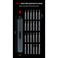 thumbnail image 1 of 49-in-1 Cordless Electric Screwdriver Kit with S2 Precision Bits (28MM), Rechargeable Lithium Battery, Compact 17.5*7 Design for Home Appliance, Phone & Computer Repairs, 24V Max Low-Voltage, Durable, 1 of 6