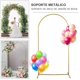 thumbnail image 4 of Arco hierro dorado Soporte para globos, Fotografía Fondos, Mampara Para Decoraciones Estructura De Herrería, para Eventos y Fiestas, 4 of 4