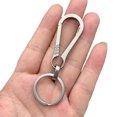thumbnail image 5 of CRILSTYLEO Assorted Color Titanium Alloy Key Chain with Fine Texture for Bag Hanging Adorn, 5 of 8