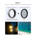 thumbnail image 3 of Kit de filtros FREEWELL CPL/GMIST (1/4) con parasol para lentes Fuji X100, 3 of 6