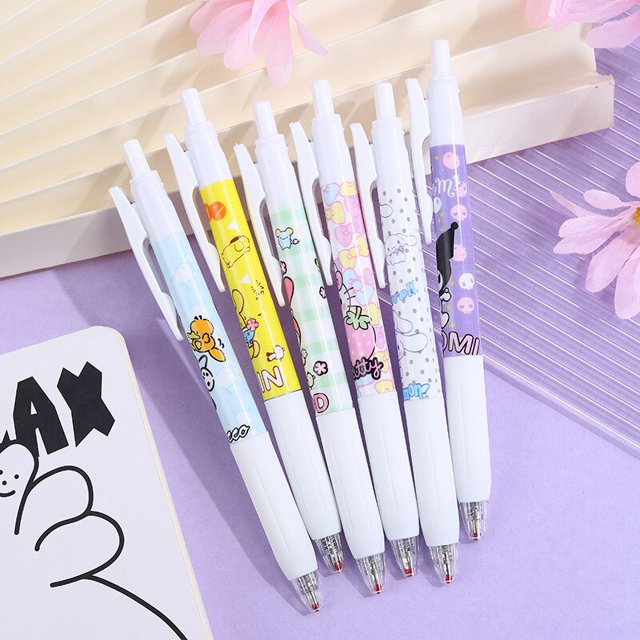 Yatniee-Bolígrafo de Gel de dibujos animados Kawaii, suministros escolares, Kit de bolígrafos japoneses, cosas lindas, herramientas de escritura