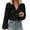 a-Black4913, variant on Women's Carnival Solid Color Bell Long Sleeve T Shirts Deep V Neck Wrap Patterned Relaxed Fit Blouse For Party Night Out Casual Daily Wear Outdoor Activities Fashionable Tops