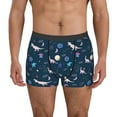 thumbnail image 2 of Goofa Space Dinosaur Printed Men's Boxer Briefs Underwear, Moisture-Wicking Underwear, Trunk,Soft and Breathable Cotton Underwear-XX-Large, 2 of 9
