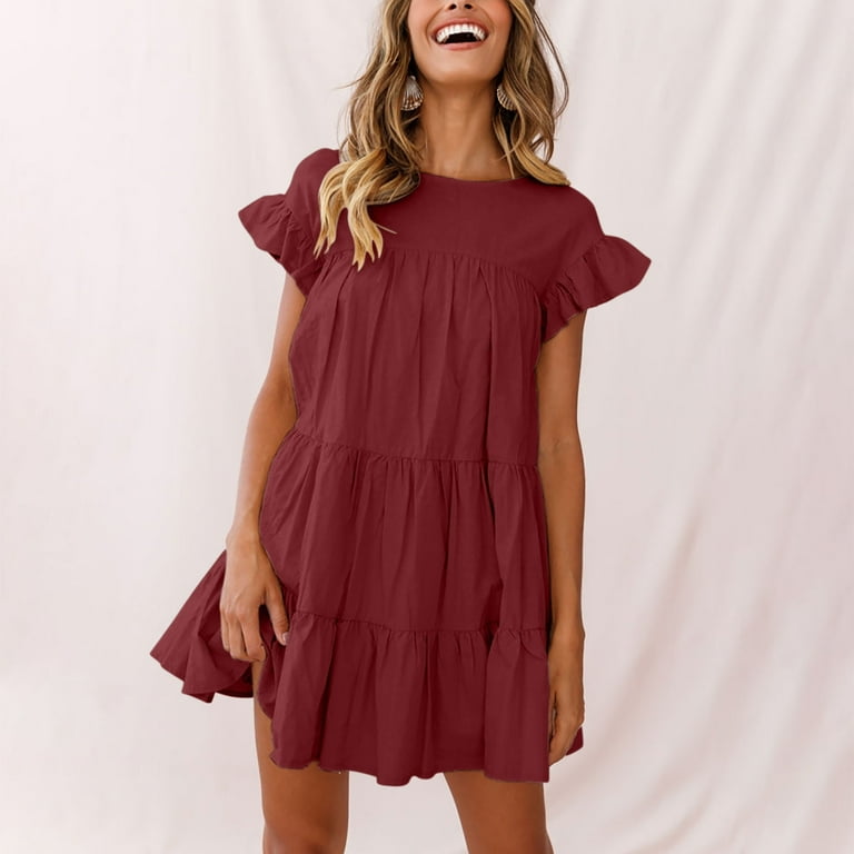 white christmas dresses Tamera Pleated Zip-Up Mini Dress