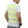 thumbnail image 4 of Cxenplz Reflective Running Vest High Visibility Comfortable Wearing High Visibility Safety Vest for Night for Walking for Cycling, 4 of 9