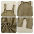 thumbnail image 6 of FAIWAD Unisex Boys Girls Jumpsuit Loose Sleeveless Adjustable Strap Rompers Summer Baggy Jumpsuit with Bib, 6 of 6