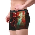 thumbnail image 3 of JUNZAN Red Dark Skull Abstract Mens Underwear Boxer Briefs for Men’s-X-Large, 3 of 7