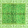 thumbnail image 1 of Ahgly Company Indoor Square Oriental Green Traditional Area Rugs, 4' Square, 1 of 4