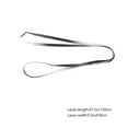 thumbnail image 2 of OULII 1 Pair Black Gradient Flat Polyester Shoelace For Sneakers Elasticity Daily Use, 2 of 6