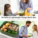 thumbnail image 4 of Fiambrera Bento de 1250 ml para niños y adultos | Recipiente hermético para microondas | Caja multicompartimento para preparar comidas | Incluye 1 fiambrera en rosa, azul o verde, 4 of 6