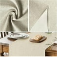 thumbnail image 4 of Mode Light Brown Table Runner, Seasonal Fall Washable Kitchen Dining Table Decoration for Home Party Decor 13x72 Inch, 4 of 15