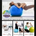 thumbnail image 5 of Pelota de equilibrio: asiento con peso que no rueda, una silla flexible para la escuela, la oficina o el hogar, 45 cm, azul, 5 of 5