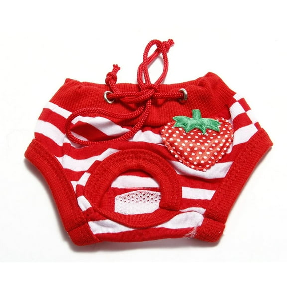 Cute Comfortable Wearing Cotton Physiological Puppy Shorts Dog Sanitary Pants Pet Diaper Pants Dog Clothes Pet Supplies XL STYLE 2