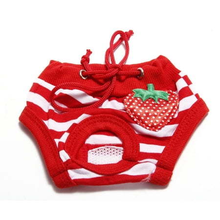 Cute Comfortable Wearing Cotton Physiological Puppy Shorts Dog Sanitary Pants Pet Diaper Pants Dog Clothes Pet Supplies XL STYLE 2