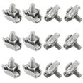 thumbnail image 4 of Huggegwe 12 Pcs Pinces M2 Simplex Pinces à Câble - Acier Inoxydable 304 - Pinces à Câble à Boulon Unique pour Câble de 1/16 Pouce de Diamètre CJB91-55409, 4 of 5