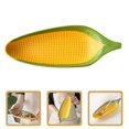 thumbnail image 2 of Ceramic Corn Cob Holders Corn Dish Non Slip Bottom Appetizer Plates Sushi Serving Trays Platters Microwave Dishwasher Oven Safe, 2 of 4