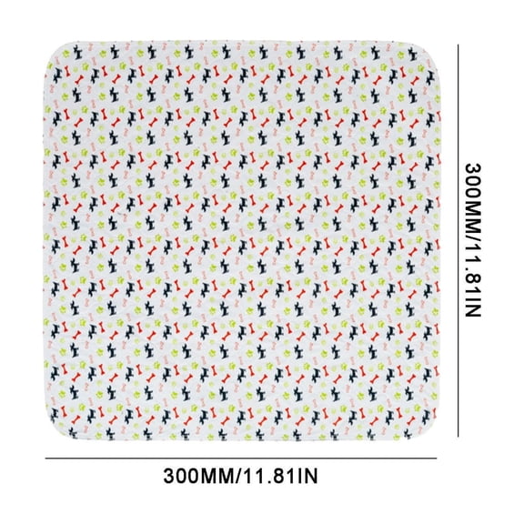 Lunxisen 2 Pcs Washable Pee Pads for Dogs and Cats, New Super Absorbent Reusable Dog Pads Pet Puppy Training Pads, Waterproof, Non-Slip and Leak-Proof Potty Pads(30*30cm)