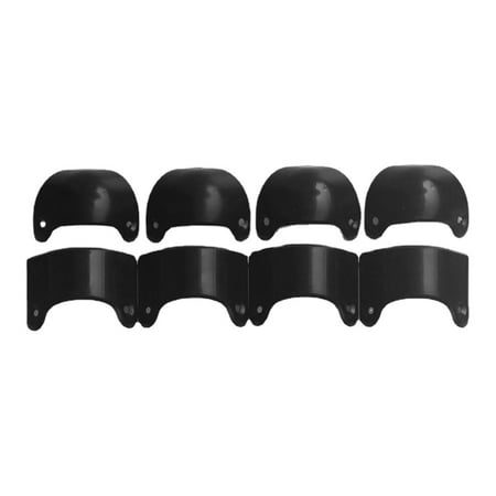 

TINYSOME ABS Frame Speaker Stands Feet Pads Durable Sturdy Feet Mats Reduce Interference Black Color Covers for Protection Corner