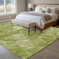 thumbnail image 4 of 8'x10' Area Rugs, Sage Green Geometric Indoor Outdoor Area Rug for Living Room Bedroom, Modern Stereotypic Abstract Art Washable Bathroom Rugs Kitchen Floor Carpet Mats Home Decor Aesthetic, 4 of 8