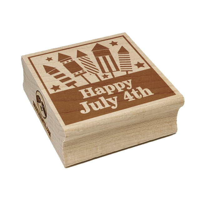 Sniggle Sloth Hawaii Sunset Rubber Stamp - 1.75 Inch Square, Palm Trees Design For Crafting