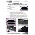 thumbnail image 2 of Ford Focus St Mk3 - Front Grill Set - Silver finish (2011 to 2014), 2 of 4