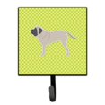 thumbnail image 1 of English Mastiff Checkerboard Green Leash or Key Holder, 1 of 1