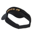 thumbnail image 2 of Sheriff Embroidered Washed Cotton Visor - Black OSFM, 2 of 5
