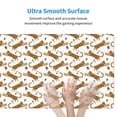 thumbnail image 4 of Cauagu Leopard Print for Large Mouse Pad,XXL Extended Gaming Mouse Mat Long Extended Desk Mat Big Desk Pad Mat(16 x 29.5in) for Work/Game/Office/Home, 4 of 8