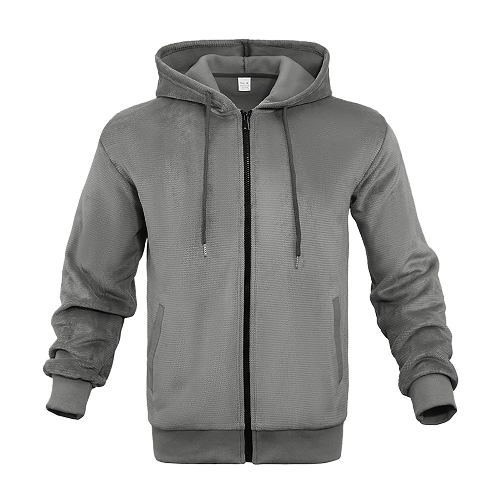 toraway Mens Sweatshirt Zip up No Hood Winter Men's Fall and