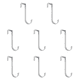 thumbnail image 4 of Gancho para armario, colgador trasero de puerta sin perforaciones para baño (blanco), 4 of 4