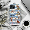 thumbnail image 5 of Curious Monkey Cute Adventure Phone Case – Fun Baking, Reading & Travel Phone Cover for iPhone 16 15 14 13 12 11 Pro Max Plus Mini, 5 of 6