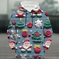 thumbnail image 5 of UVEASISHA Big and Tall Christmas Hoodies for Men Cute Reindeer Print Hooded Sweatshirt Drawstring Long Sleeve Pullover Tops Fashion Gift Ideas Blue XS, 5 of 8