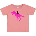 thumbnail image 3 of Inktastic Princess Riding Her T-rex Girls Baby T-Shirt, 3 of 5