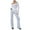 White, variant on FhsagQ Women's Cover Up Camisoles & Tanks Polyester Europe and The United States New Knitted Hollow Beach Suit Female Pure Colour Loose U Shaped Long Sleeve Trousers Beach Suit Female White L