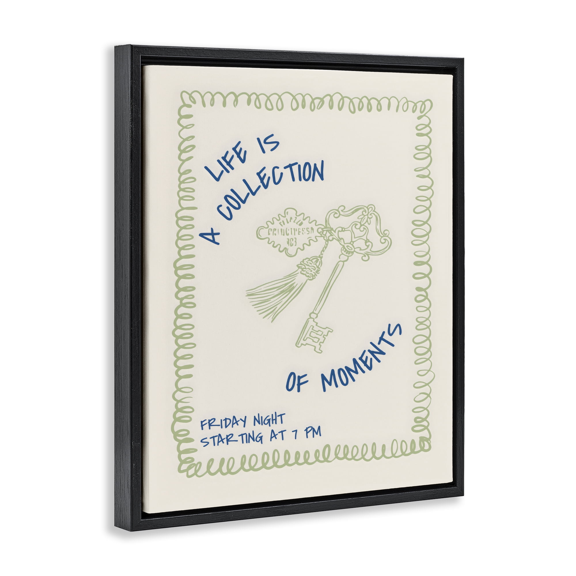 Stupell Industries A Collection of Moments Black Framed Floater Canvas Wall Art, design by The Prints Vibe