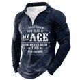 thumbnail image 1 of YDLCAFD Chemise à Manches Longues Imprimée Mode Décontractée pour Hommes Noël Automne Col Rabattu, 1 of 2