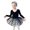 Black, variant on HCYSFG Girls Polka Dot Dance Outfit Sets 1 Piece V Neck Long Sleeve Performance Sets Leotard Tutu Dress Matching Sets