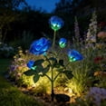 thumbnail image 6 of Solar Rose Garden Lights Outdoor Solar Powered, Color Changing LED Flower Stakes with 2 Modes for Yard Pathway Patio Lawn Décor, 6 of 6