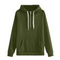 thumbnail image 5 of Certgust Essential Hoodie Womens Oversized Zip Hoodie Sweatshirt Long Sleeve Casual Fall Jacket with Pockets Drawstring Top, 5 of 9