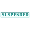 thumbnail image 1 of Printtoo Suspended Self Inking Rubber Stamp Pre-Inked Office Stamp- Home Office Business Stationery, Green- 42 x 9 mm, 1 of 7
