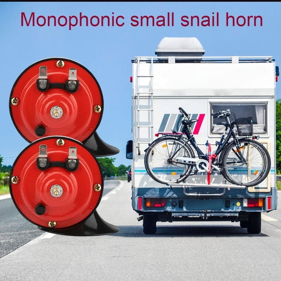 QHUDLV 12V 300DB Super Train Horn For Trucks SUV Car-Boat Vehicle Motorcycles UKN