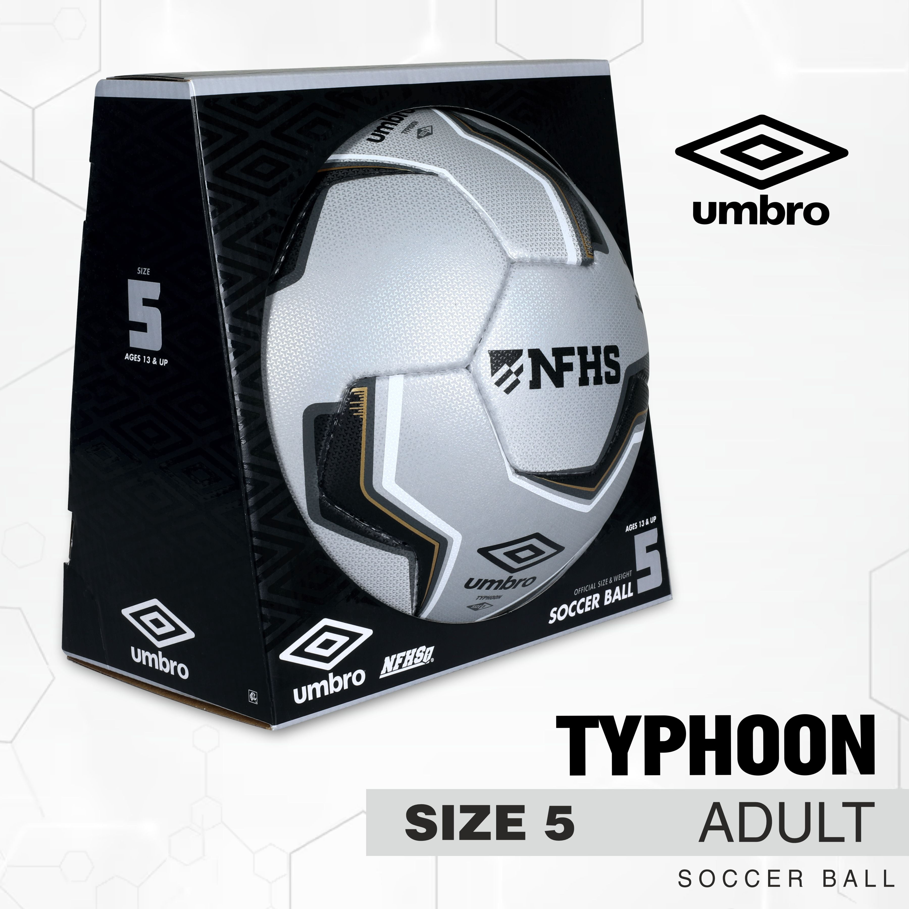 Umbro Typhoon Match Soccer Ball – Size 5 – NFHS Certified
