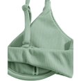 thumbnail image 3 of Maillot de Bain Deux Pièces pour Femmes, Bikini Triangle et String à Nouer sur le Côté, 3 of 5