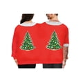 thumbnail image 2 of Qmyliery Two Person Ugly Christmas Pullover, Conjoined Christmas Couple Hoodie Gift, 2 of 4