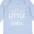 thumbnail image 4 of Inktastic Little Sister Gift Girls Long Sleeve Baby Bodysuit, 4 of 5