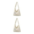 thumbnail image 4 of kurtrusly Handbag For Any Occasion Any Outfit Practical Gifts Canvas Shoulder Bag beige 2Set, 4 of 6
