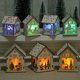 thumbnail image 4 of Decoraciones navideñas, regalo artesanal, decoraciones para ventanas, casa de madera brillante, casa de nieve, bar del hotel, decoración del árbol de Navidad, colgantes, 4 of 4