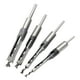 thumbnail image 5 of Brocas cuadradas de 4 piezas, brocas, herramientas de grabado, 6,4 / 9,52 / 12,7m broca profesional para carpintería Macarena Brocas, 5 of 6