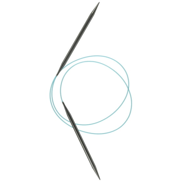 HiyaHiya Circular 40 inch (101cm) Sharp Steel Knitting Needle Size US 10 (6mm) HISSTCIR40-10